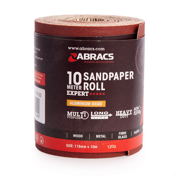 115mm x 10m Sandpaper Roll 