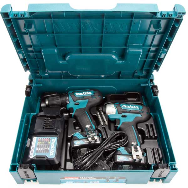 12Vmax CXT Impact Driver & Drill Driver Twin Pack (2 x 2.0Ah Batteries)