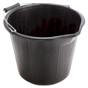 15 Litres Black Builders Bucket