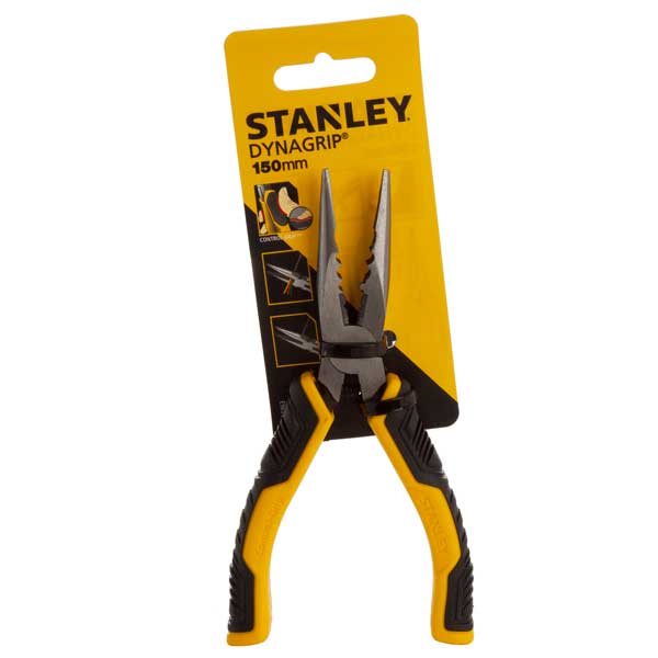 150mm Control Grip Long Nose Pliers
