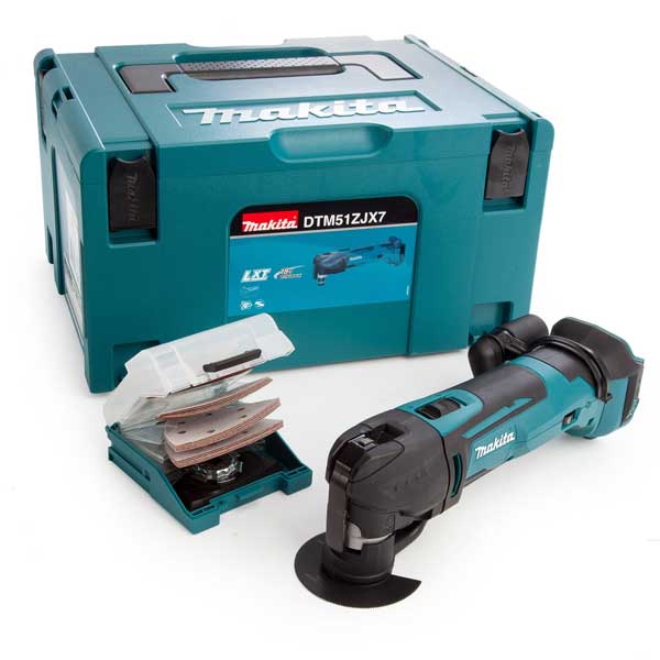 18V Cordless Multi Tool with Accessories (Body Only) in Makpac Case