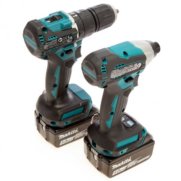 18V LXT 2 Piece Brushless Combo Kit (2 x 5.0Ah Batteries)