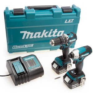18V LXT 2 Piece Brushless Combo Kit (2 x 5.0Ah Batteries)
