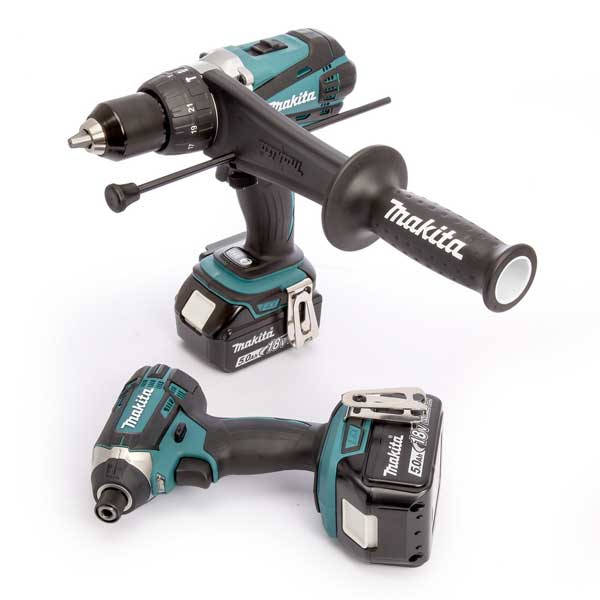 18V LXT Combi Drill & Impact Driver Twin Pack (2 x 5.0Ah Batteries)