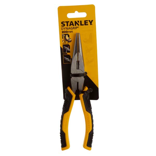 200mm Control Grip Long Nose Pliers