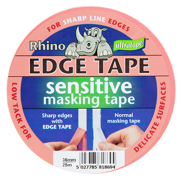 25m Ultra tape Rhino Sensitive Edge Tape Pink 