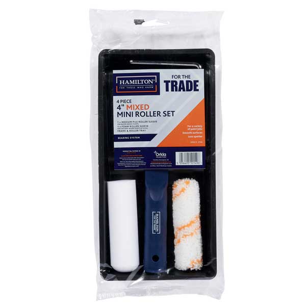 4 Inches Mixed Mini Roller Kit - 4 Pieces