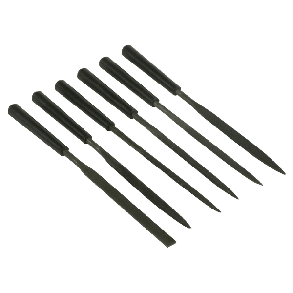 6 Pieces Needle File Set For Shaping & Finishing Metal