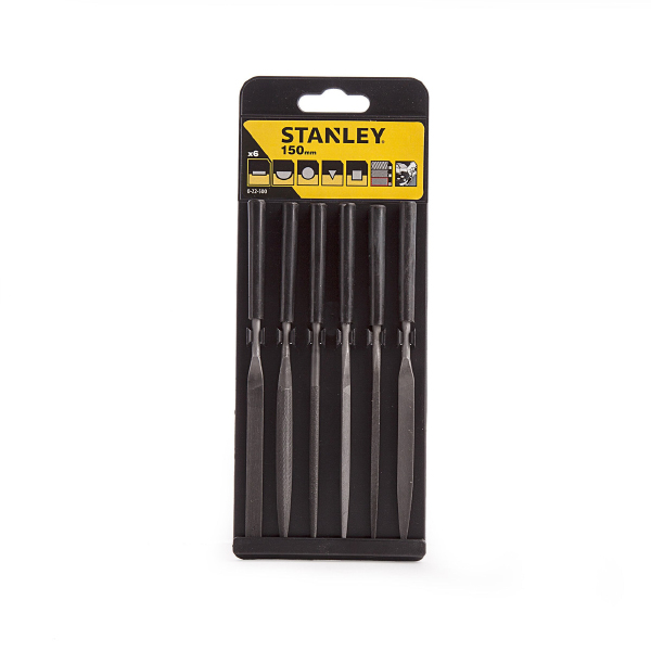 6 Pieces Needle File Set For Shaping & Finishing Metal