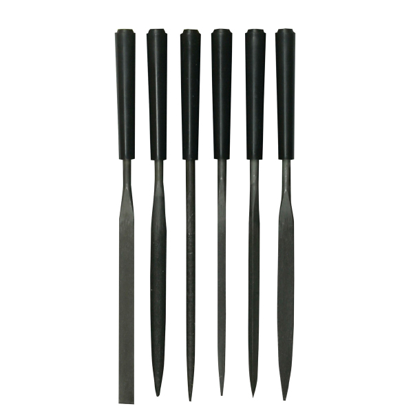 6 Pieces Needle File Set For Shaping & Finishing Metal