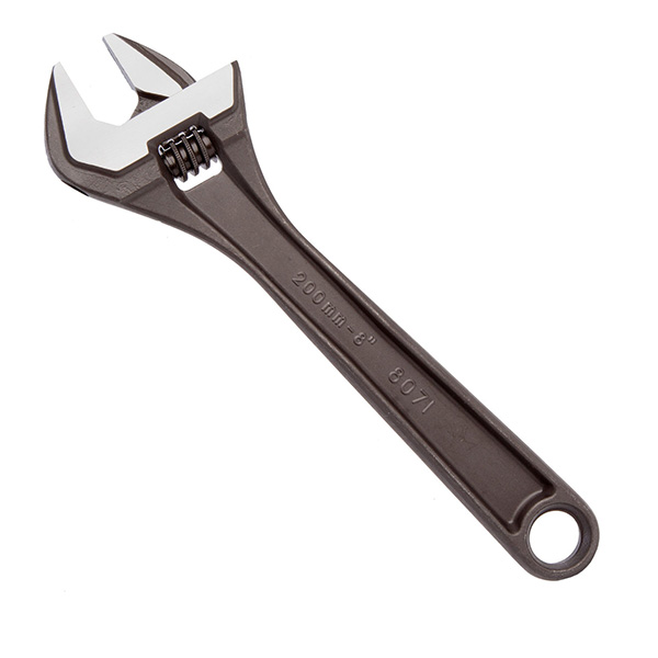 Bahco 8071 Adjustable Spanner 8in / 203mm - 27mm Jaw Capacity
