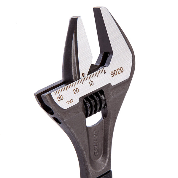 Bahco 9029 Adjustable Wrench 6in / 153mm - 32mm Extra Wide Jaw Capacity