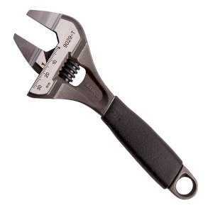 Bahco 9029-T Adjustable Wrench 6in / 153mm - 32mm Extra Wide Slim Jaw Capacity