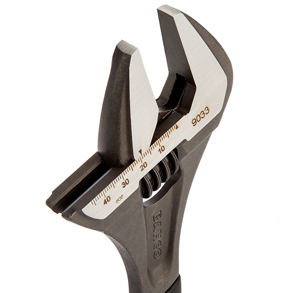 Bahco 9033 Adjustable Wrench 10 1/2in / 270mm - 46mm Extra Wide Jaw Capacity