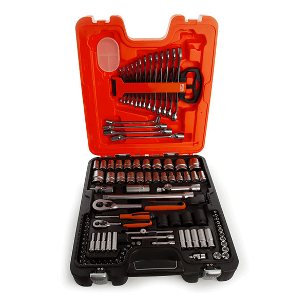 Bahco S106 Socket Set with Combination Spanner 1/4in and 1/2in Square Drive (106 Piece)