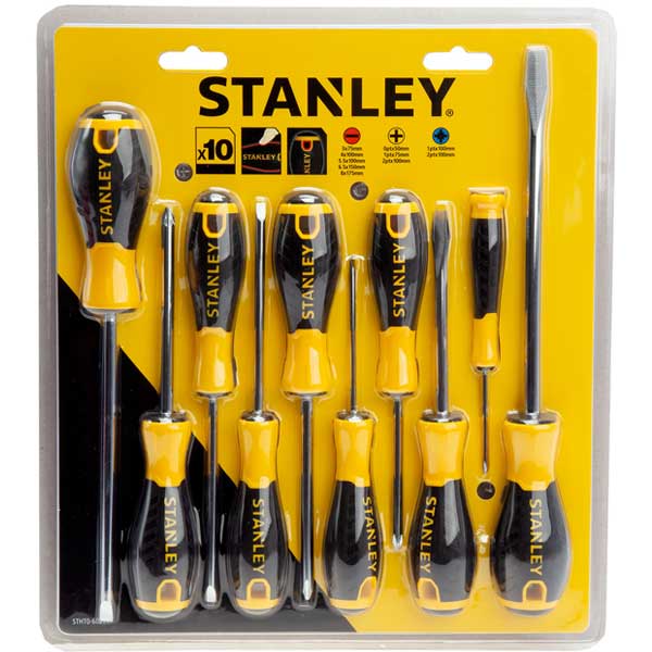 Cushion Grip Screwdriver Set (10 Piece)
