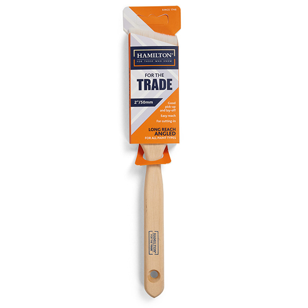 Fine Tipped Long Handle Angled Brush 