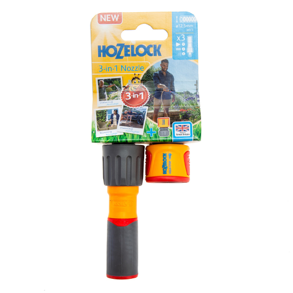 Hozelock 3 in 1 Nozzle and AquaStop