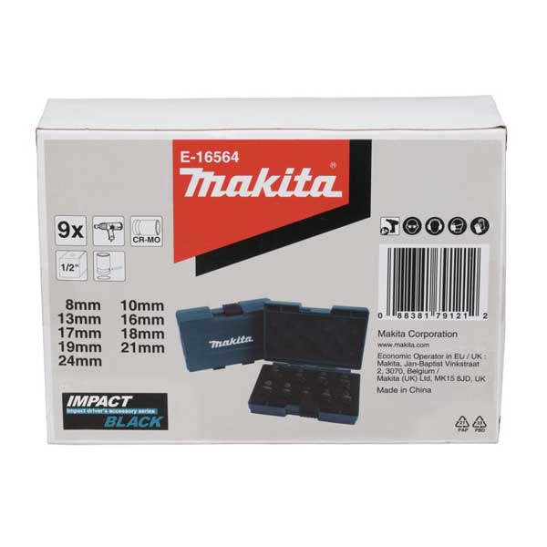 Impact Black Impact Socket Set (9 Piece)