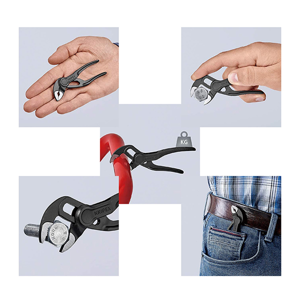 Knipex 001801V46 Festive Cobra Water Pump Pliers in Counter Display (Pack of 8)