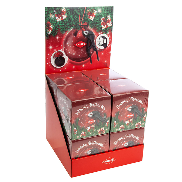 Knipex 001801V46 Festive Cobra Water Pump Pliers in Counter Display (Pack of 8)