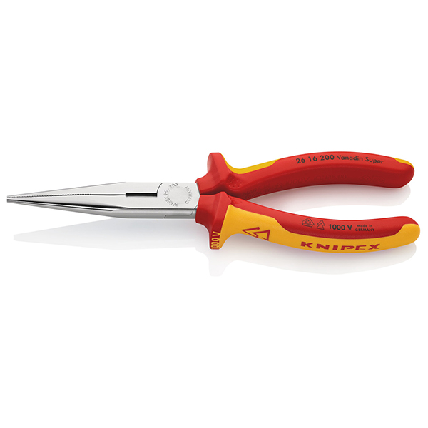 Knipex Snipe Nose Side Cutting Pliers VDE 1000V 200mm