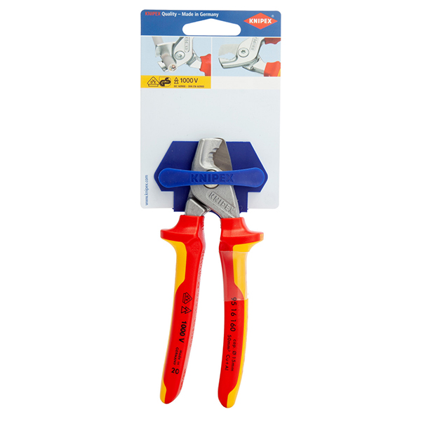 Knipex Step Cut Cable Shears VDE 1000V 160mm