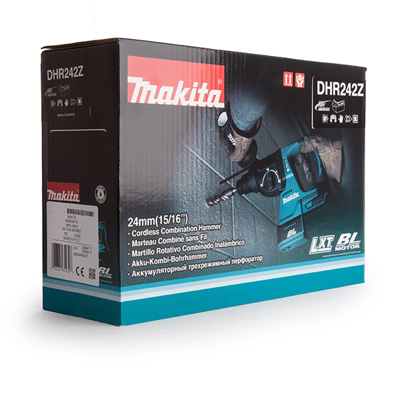 Makita DHR242Z 18V LXT Brushless SDS Plus Rotary Hammer Drill (Body Only)
