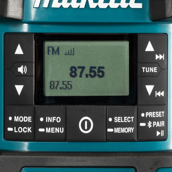 Makita DMR056O 18V/14.4V LXT AM/FM Bluetooth DAB/DAB+ Radio Lantern in Olive (Body Only)