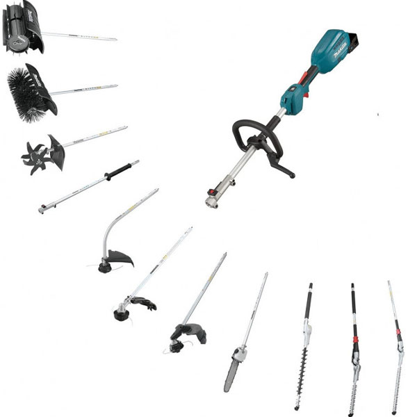 Makita DUX18RT 18V Brushless Split-Shaft Multi Function Power Head (1 x 5.0Ah Battery)