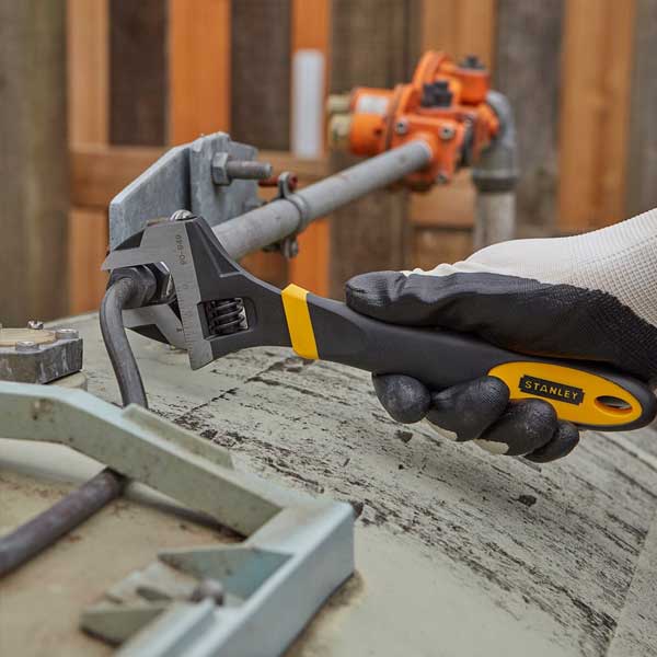 MaxSteel Adjustable Wrench 250mm - 35mm Jaw Capacity