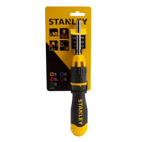 Multibit Ratchet Screwdriver + 10 Bits