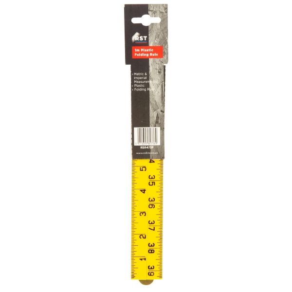 RST Metric/Imperial Folding Plastic Rule