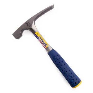 Smooth Face Masons Brick Hammer with Vinyl Grip 20oz