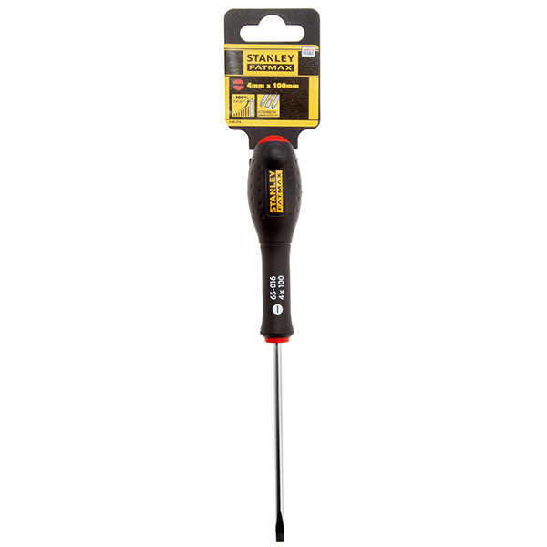 Stanley 0-65-016 FatMax Flared Screwdriver 4mm x 100mm