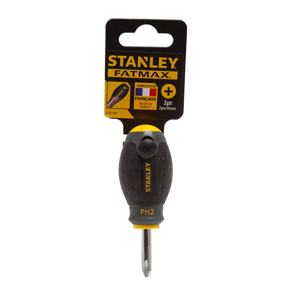 Stanley 0-65-407 FatMax Stubby Phillips Screwdriver PH2 x 30mm