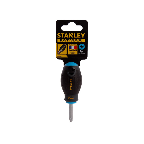 Stanley 0-65-409 FatMax Stubby Pozi Screwdriver PZ2 x 30mm