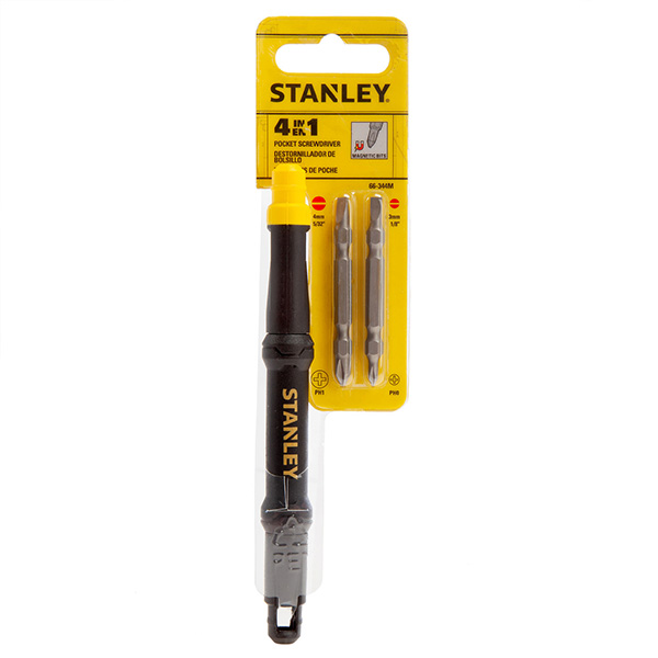 Stanley 66-344M 4-in-1 Pocket Screwdriver