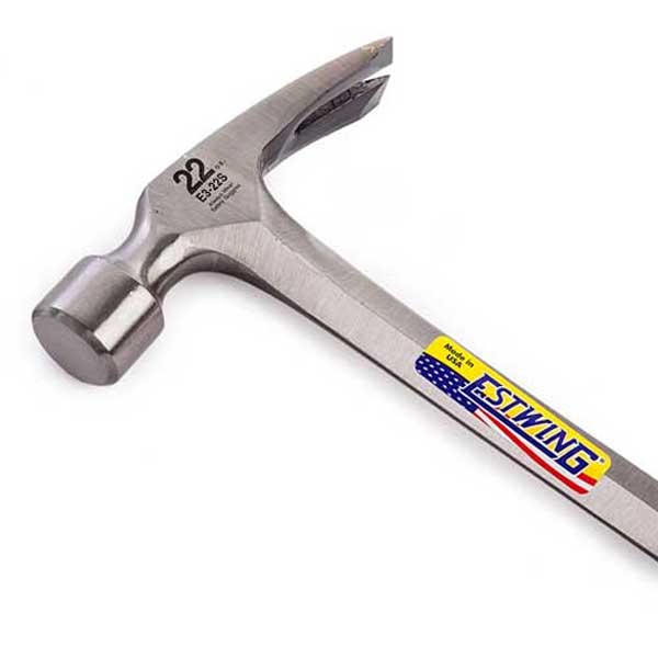Straight Claw Framing Hammer with Vinyl Grip 22oz