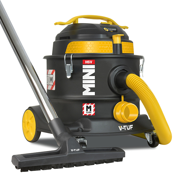 V-TUF MINI HSV 110V M-Class Dust Extractor - Health & Safety Version with 5 Dust Bags