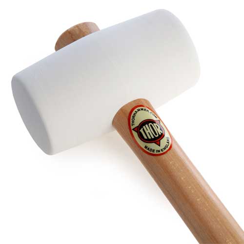 White Head Rubber Mallet - 675g