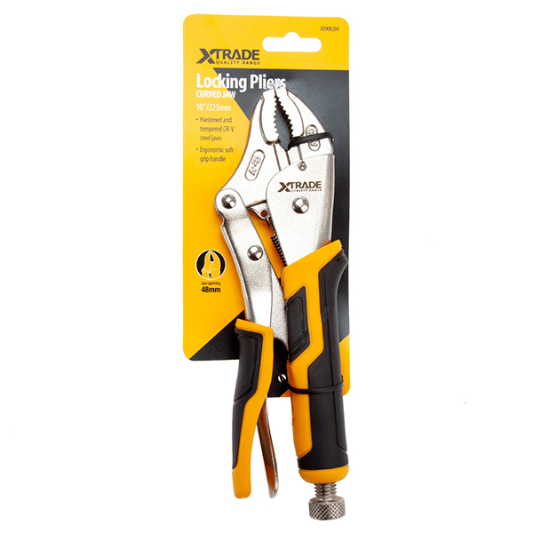 XTrade Curved Jaw Locking Pliers 10
