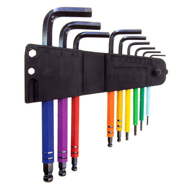 XTrade Long Arm Ball End Hex Key Set (9 Piece)