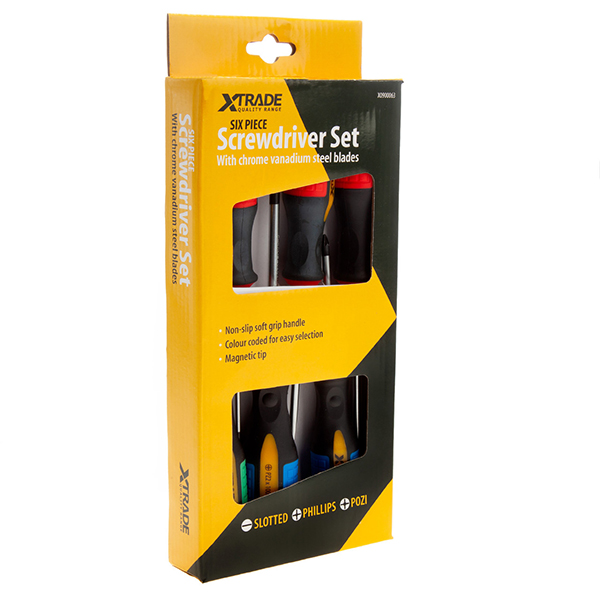 XTrade Screwdriver Set (6 Piece)