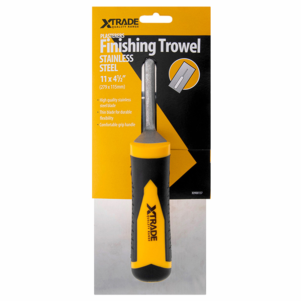XTrade X0900137 Plasterers Finishing Trowel Stainless Steel 11″ / 279mm