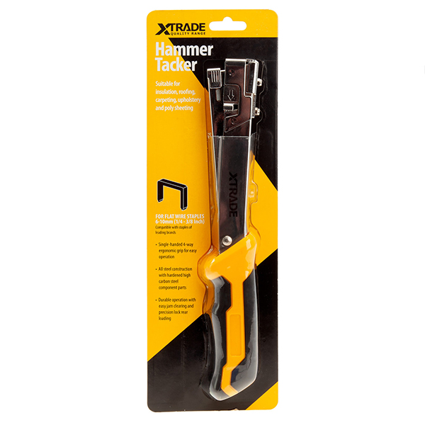 XTrade X0900208 Hammer Tacker for Flat Wire Staples 6-10mm