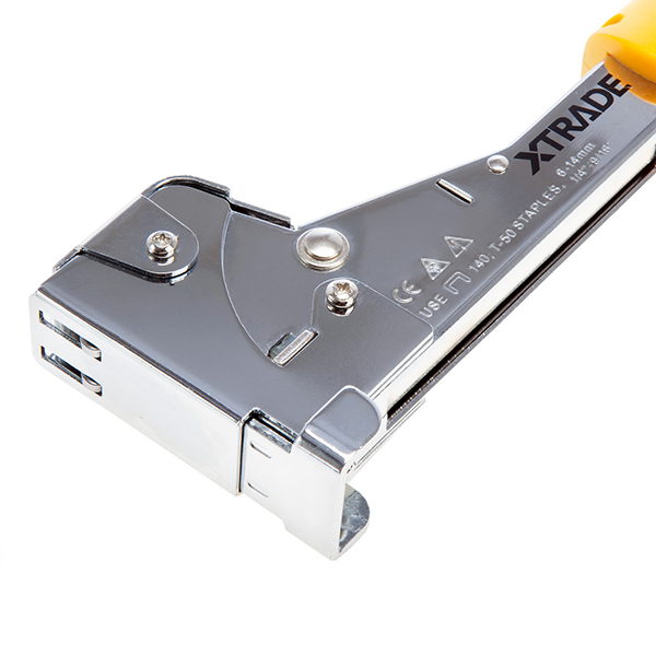 XTrade X0900209 Pro Heavy Duty Hammer Tacker for Flat Wire Staples 6-14mm